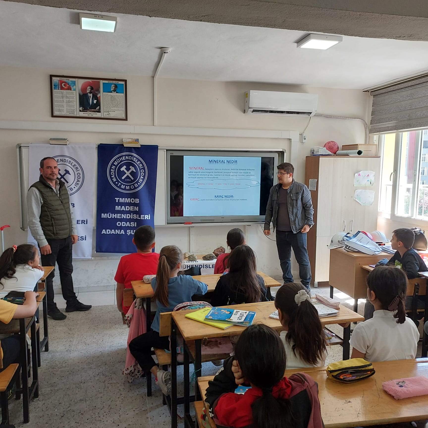 MERSİN ‘DE İKİ İLKÖĞRETİM OKULUNDA SUNUM YAPTIK (29.04.2023)