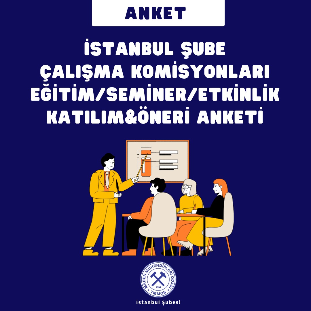 İstanbul Şube 15. Dönem Çalışma Komisyonları Anketi