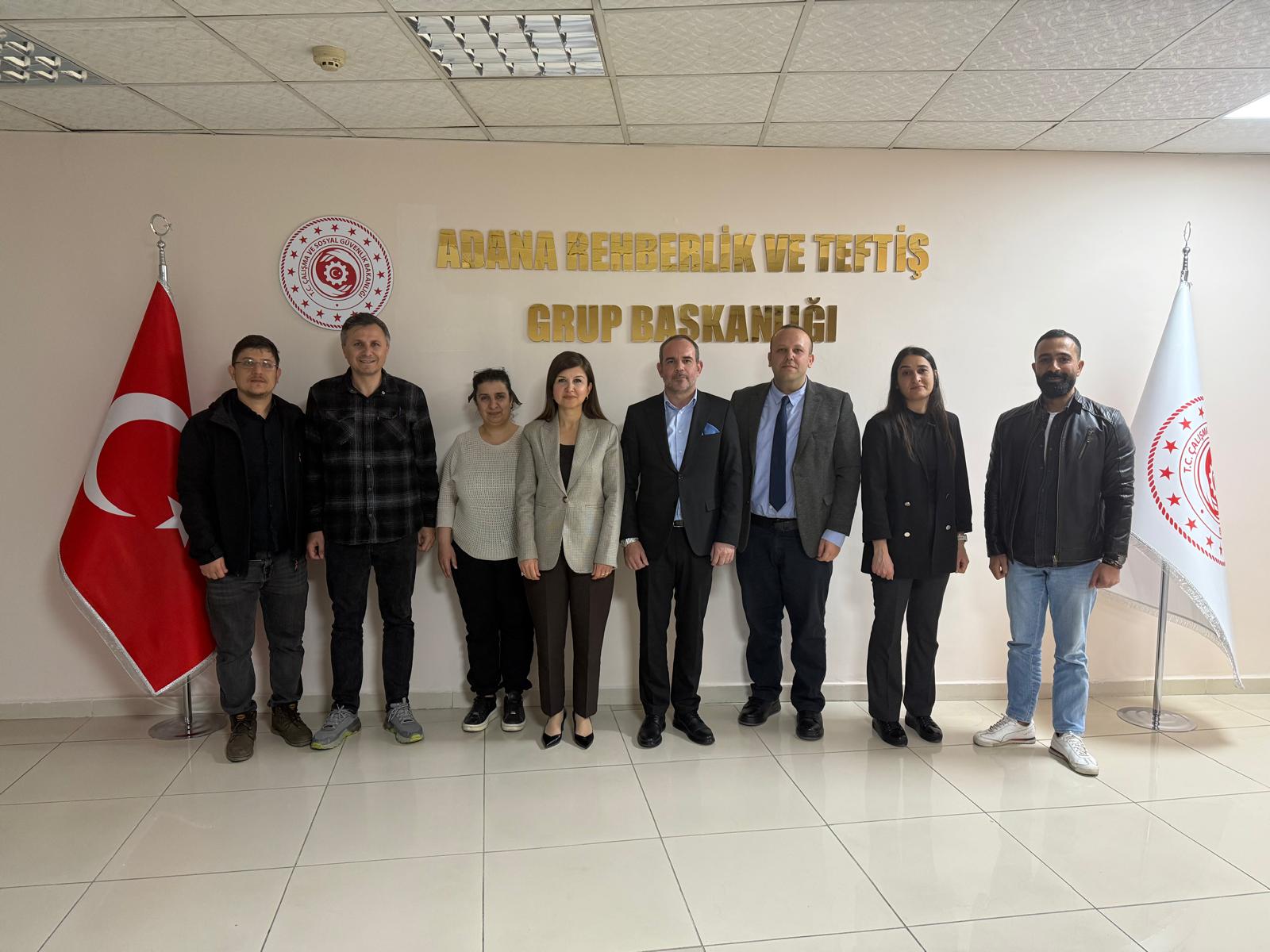 REHBERLİK VE TEFTİŞ ADANA GRUP BAŞKANLIĞINI ZİYARET ETTİK