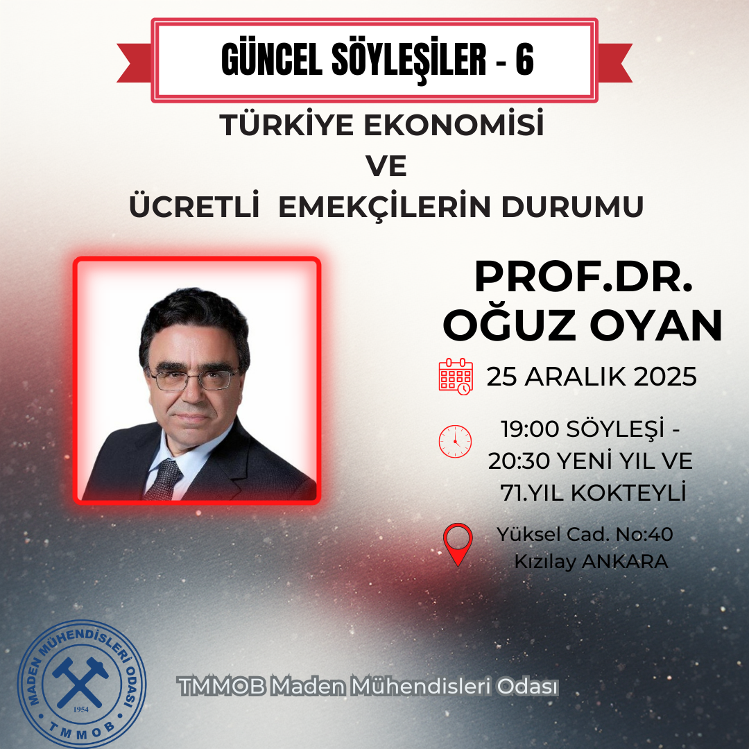 25 ARALIK 2025 TARİHİNDE ODA GENEL MERKEZİMİZDE SÖYLEŞİ DÜZENLENMİŞTİR.