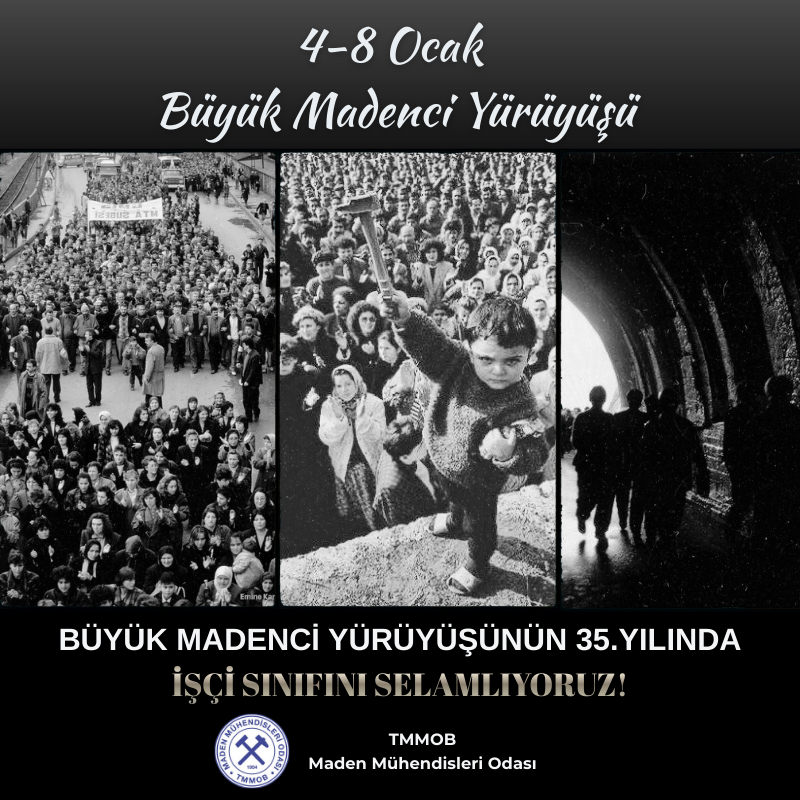4-8 OCAK 1991 BÜYÜK MADENCİ YÜRÜYÜŞÜ