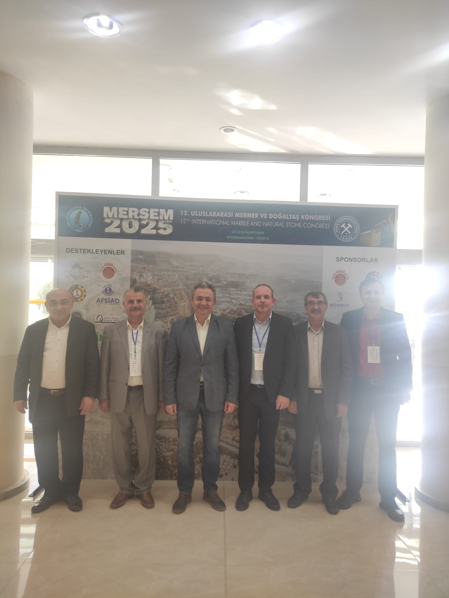 12. ULUSLARARASI MERMER VE DOĞAL TAŞ KONGRESİ`NE (MERSEM 2025) KATILDIK