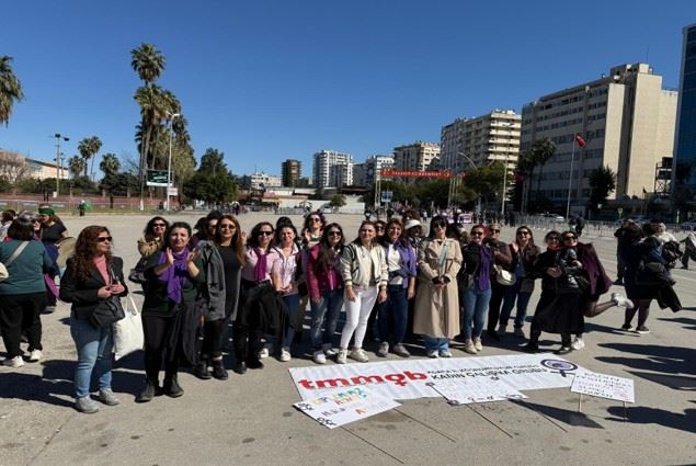 8 MART DÜNYA EMEKÇİ KADINLAR GÜNÜ  MADENCİLİKTE KADININ YERİ TOPLANTI VE İKK YÜRÜYÜŞÜNE KATILDIK