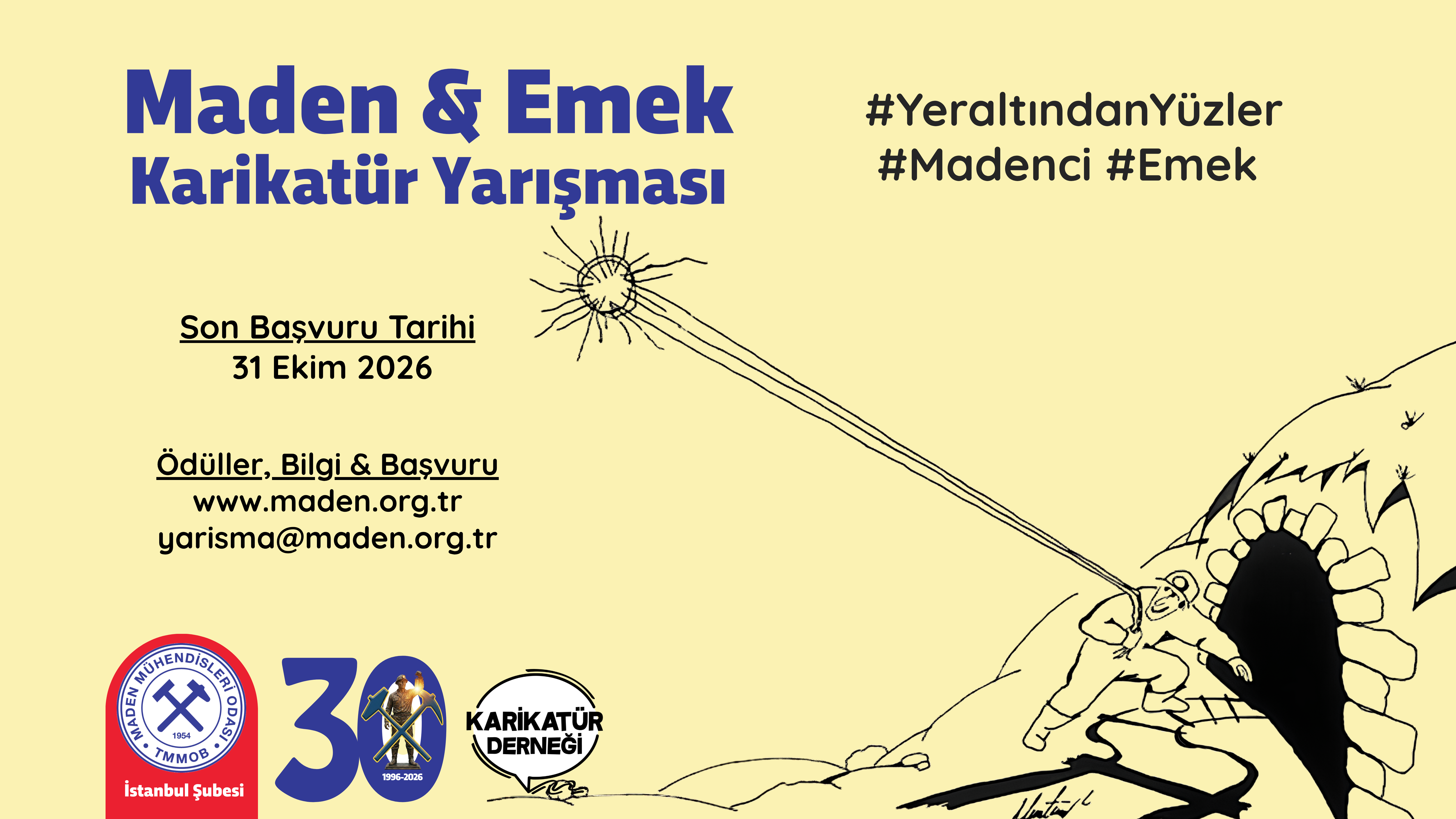 Maden ve Emek Karikatür Yarışması Başlıyor!