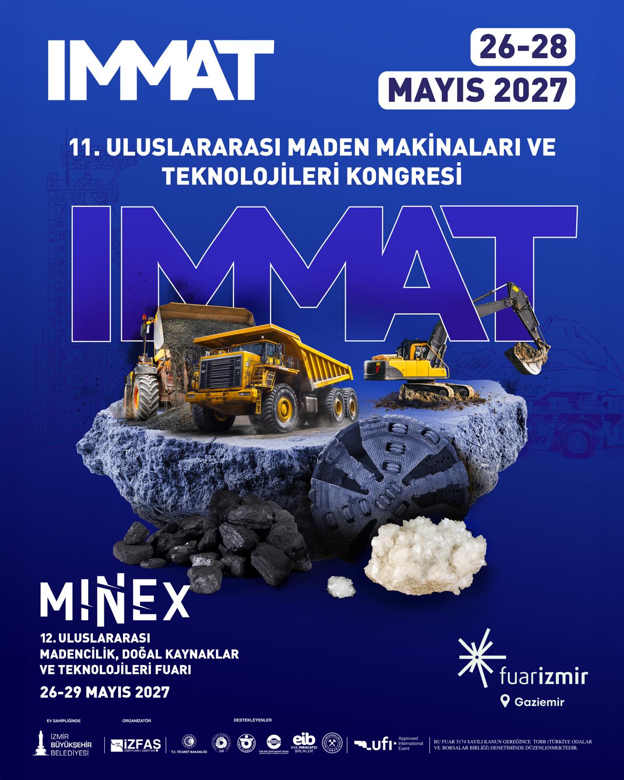 11. ULUSLARARASI MADEN MAKİNALARI VE TEKNOLOJİLERİ KONGRESİ İZMİR