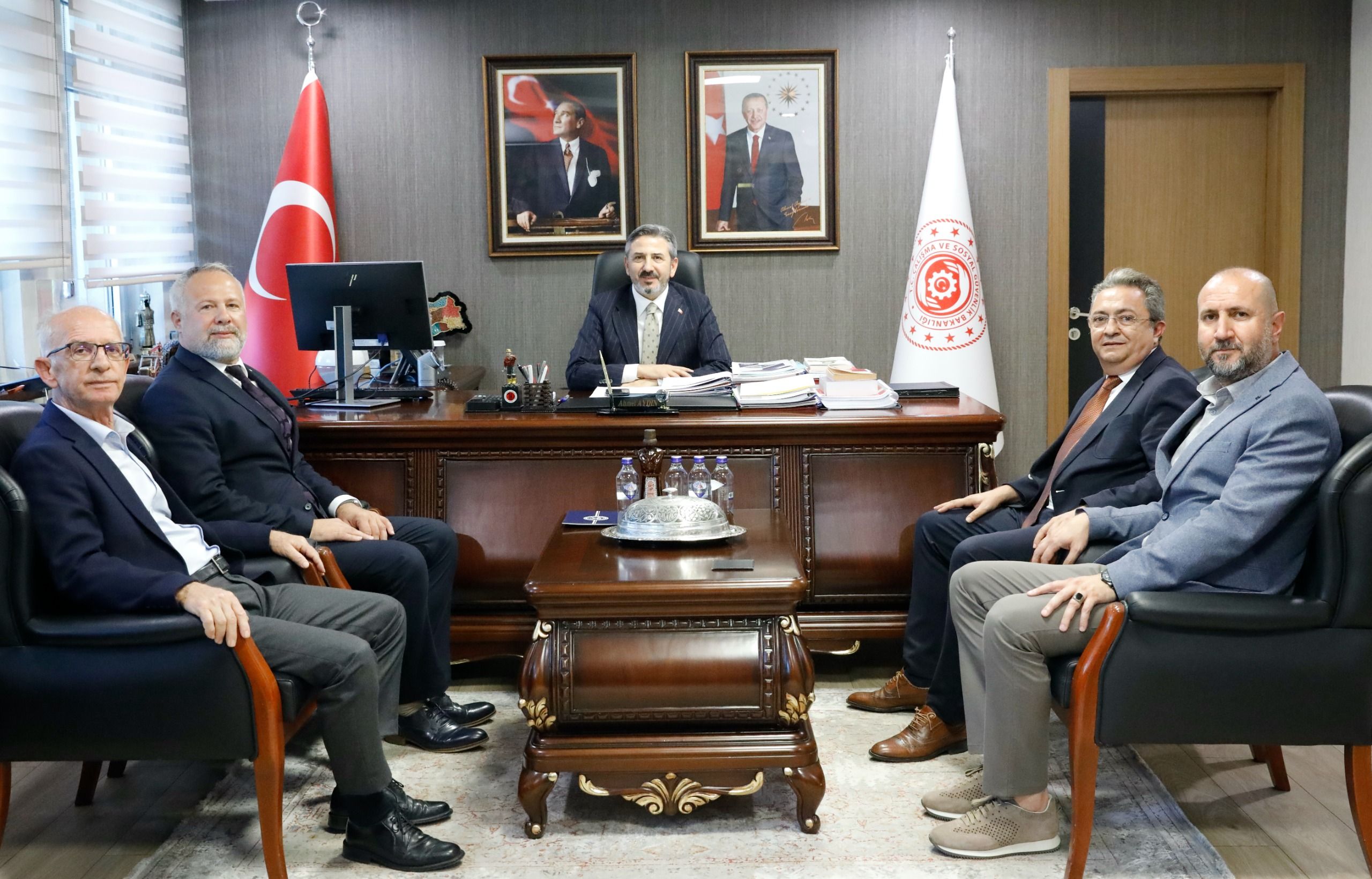 ÇALIŞMA VE SOSYAL GÜVENLİK BAKAN YARDIMCISI AHMET AYDIN’A 24. ULUSLARARASI KÖMÜR KONGRESİ DAVETİ