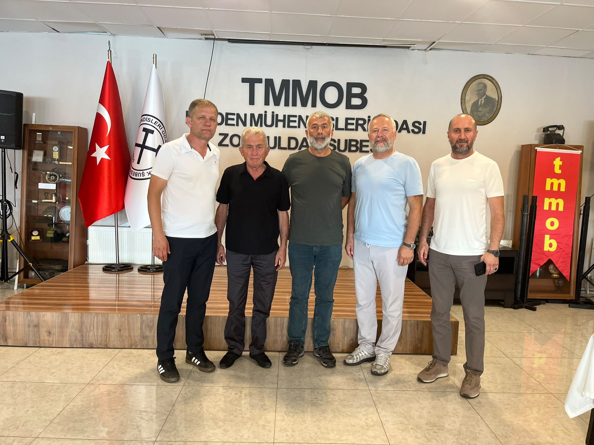 BAŞARAN AKSU’DAN MADEN MÜHENDİSLERİ ODASI ZONGULDAK ŞUBESİ’NE ZİYARET