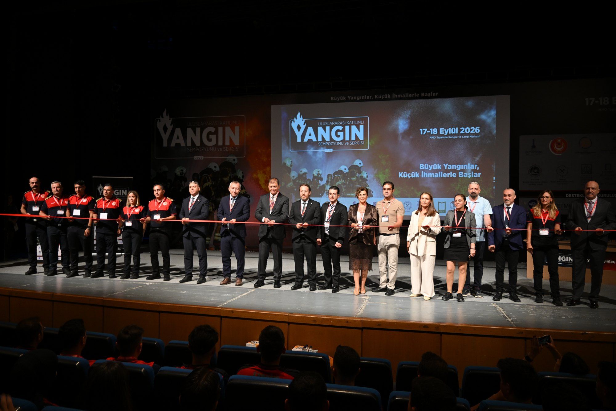 Uluslararası Katılımlı Yangın Sempozyumundaydık.