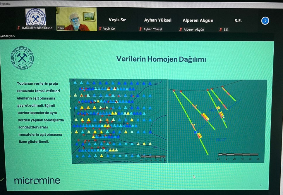 'Madencilik Sektöründeki Güncel ve Yeni Teknolojiler'i içeren birçok konuda gerçekleştirmeyi planladığımız online webinarın ilki 01.11.2023 tarihinde tamamlanmıştır.