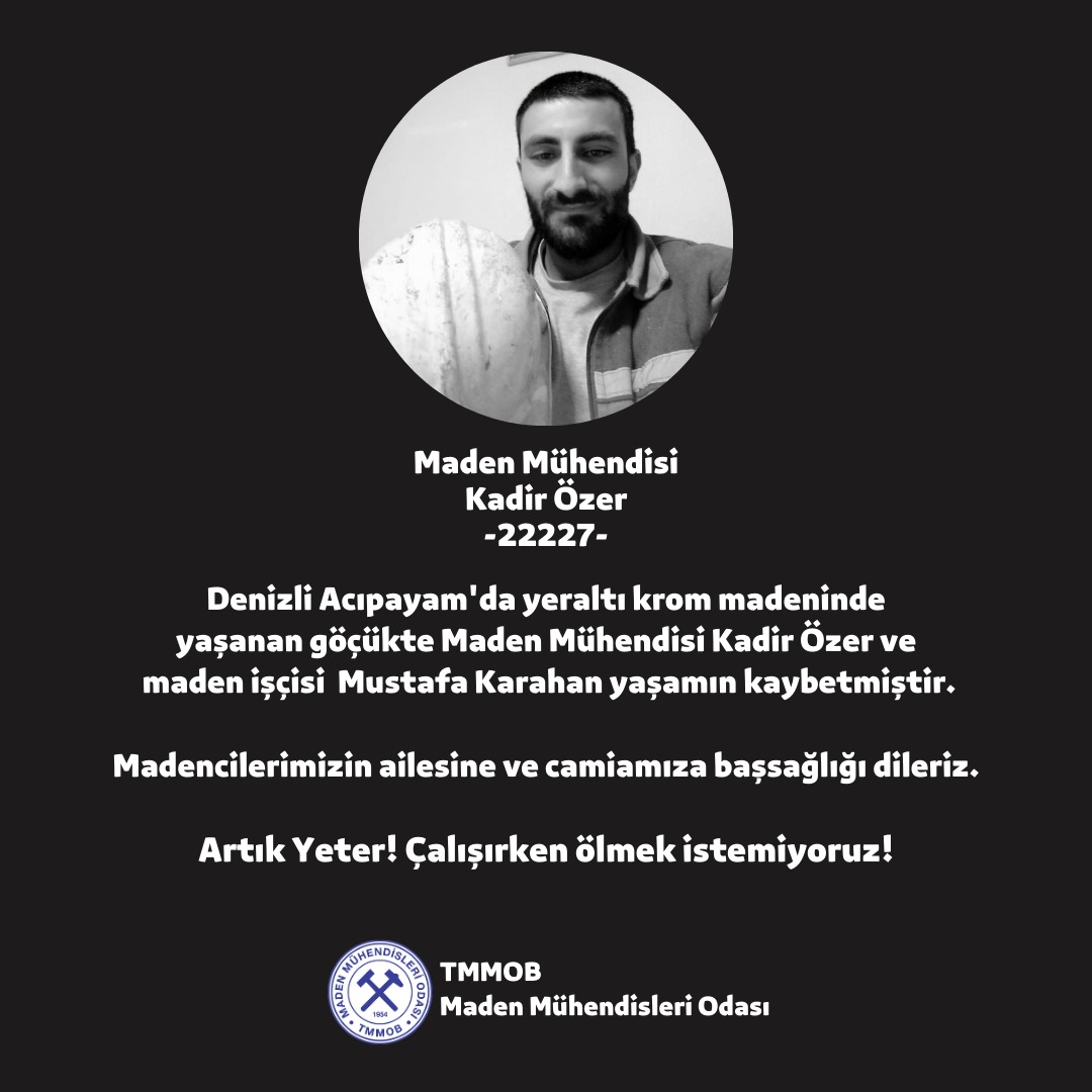 ARTIK YETER! ÇALIŞIRKEN ÖLMEK İSTEMİYORUZ!