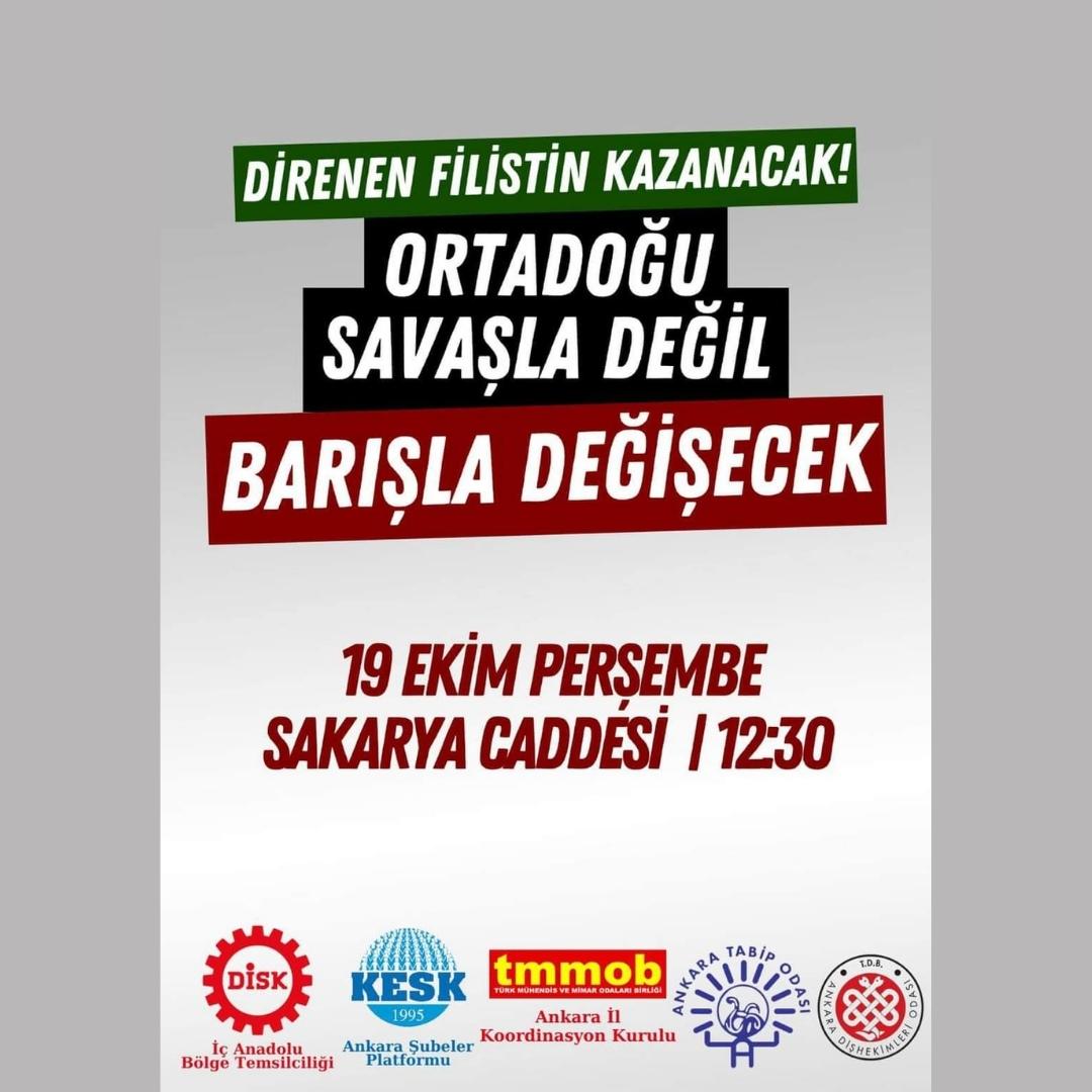 Ortadoğu savaşla değil, barışla değişecek!