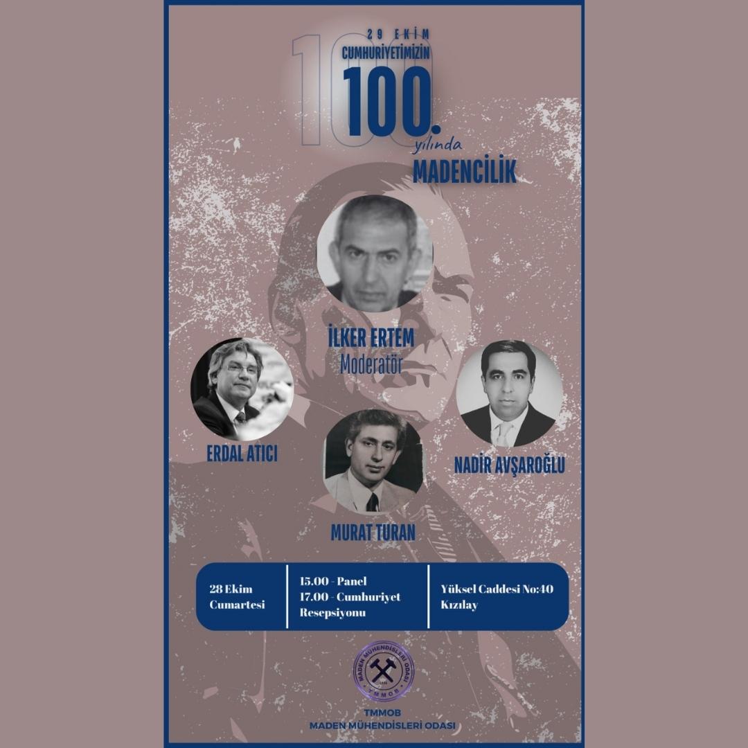 PANEL: Cumhuriyetimizin 100. Yılında Madencilik