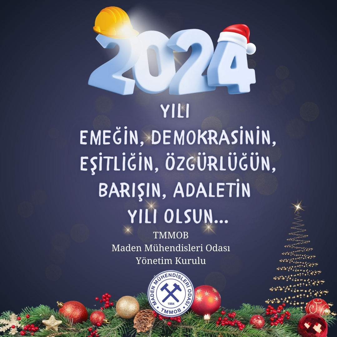 2024 yılı Emeğin, Demokrasinin, Eşitliğin, Özgürlüğün, Barışın, Adaletin yılı Olsun...