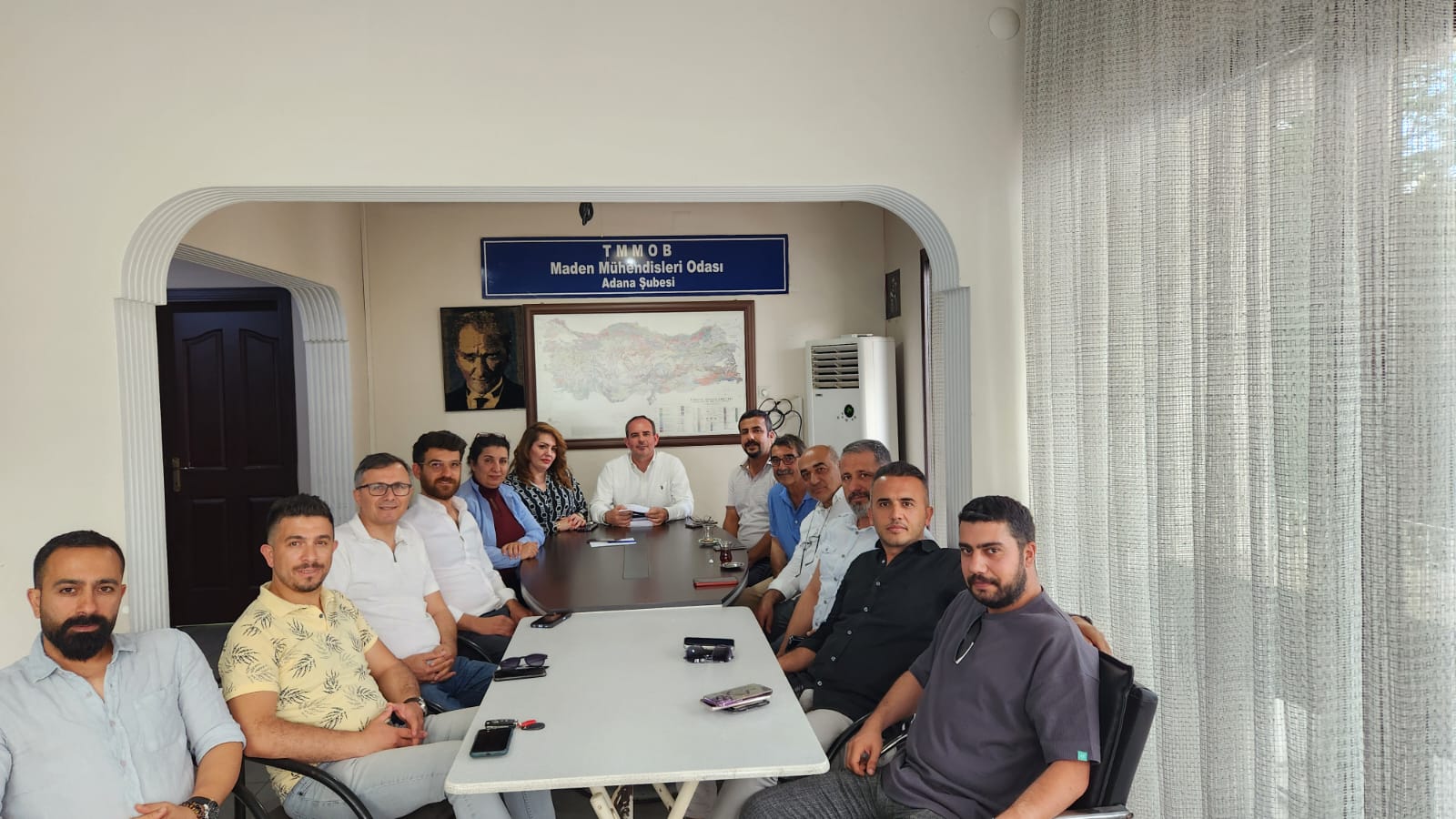 TMMOB MADEN MÜHENDİSLERİ ODASI ADANA ŞUBESİ TEMSİLCİLERİ TOPLANTISI YAPILDI