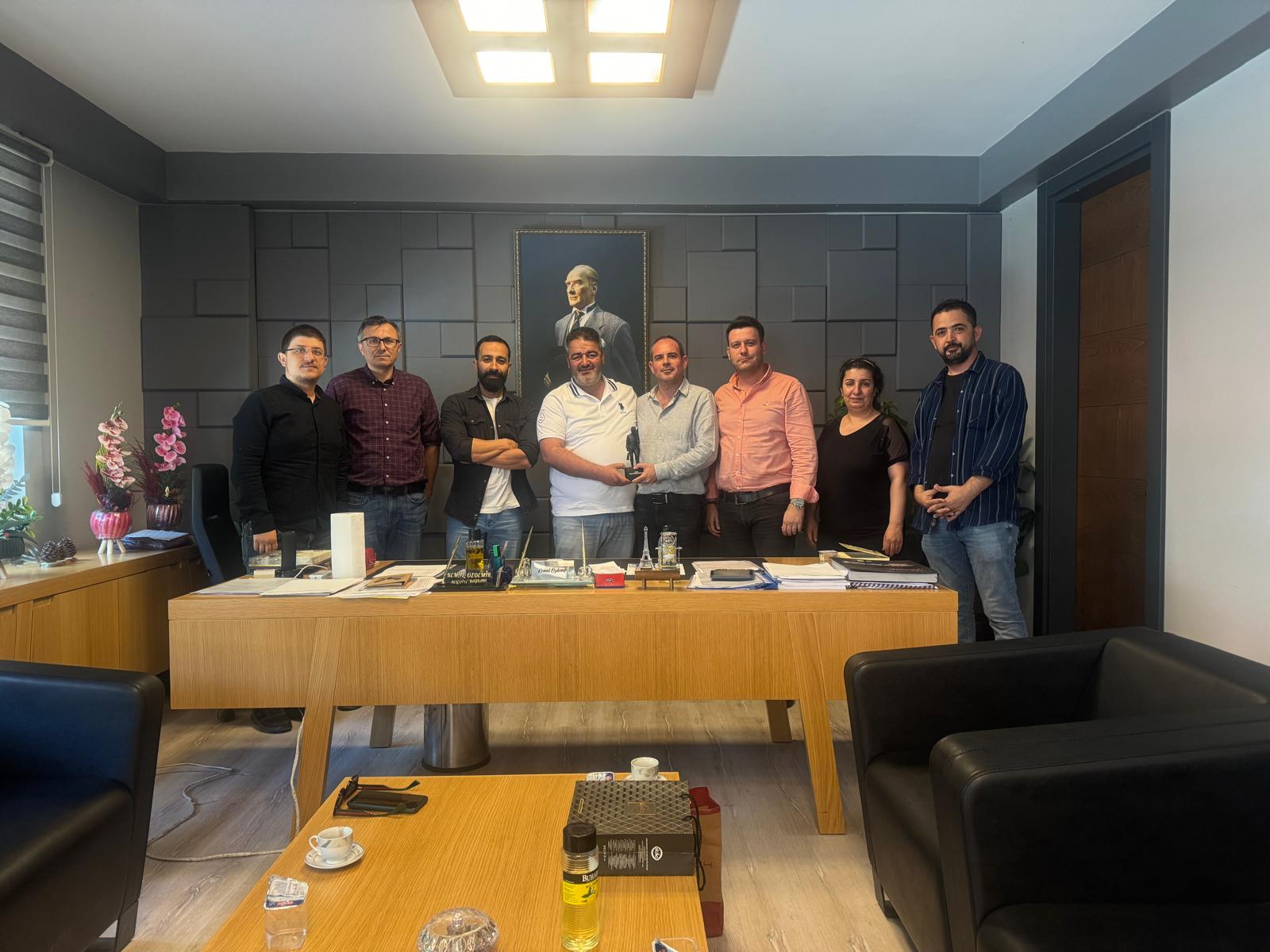 ALADAĞ BELEDİYE BAŞKANI KEMAL ÖZDEMİR`İ ZİYARET ETTİK