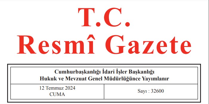 ODAMIZ 2024 YILI 01.07.2024-31.12.2024 TARİHLERİNİ KAPSAYAN NET ASGARİ ÜCRET VE ÜYE İŞLEMLERİ TARİFELERİ RESMİ GAZETEDE YAYIMLANMIŞTIR.
