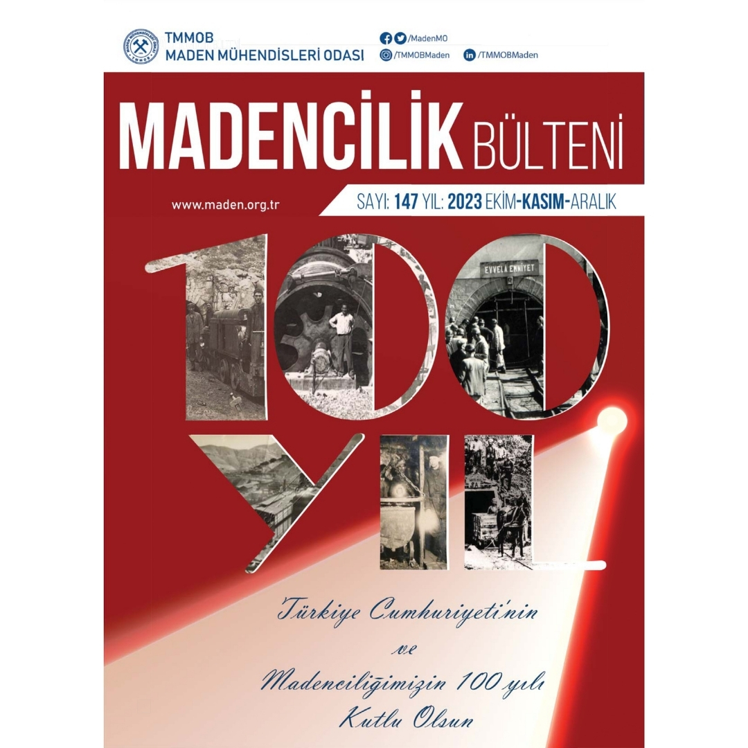 MADENCİLİK BÜLTENİ 147. SAYI YAYIMLANDI ! 