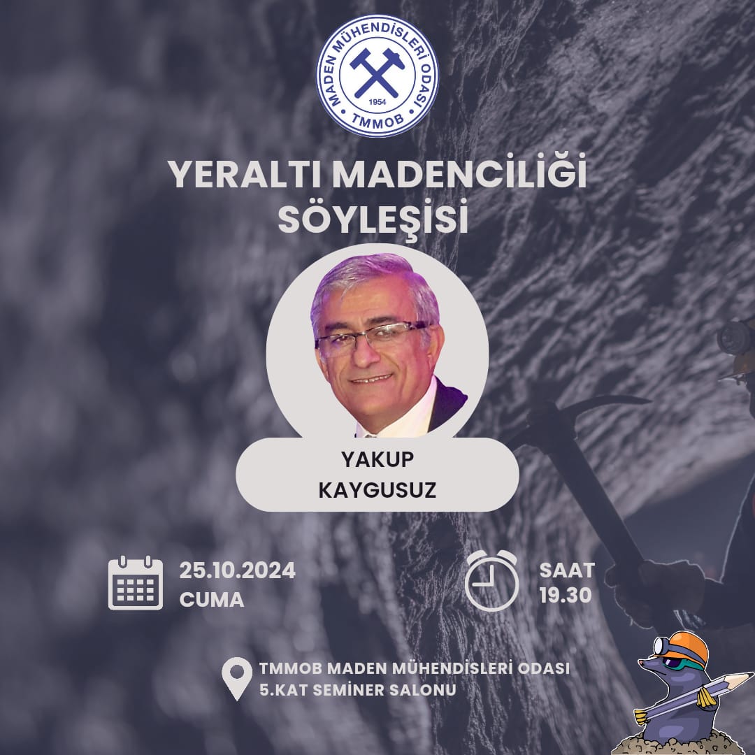 Genç Madenci topluluğumuz tarafından düzenlenen, Yakup Kaygusuz'un sunumu ile 