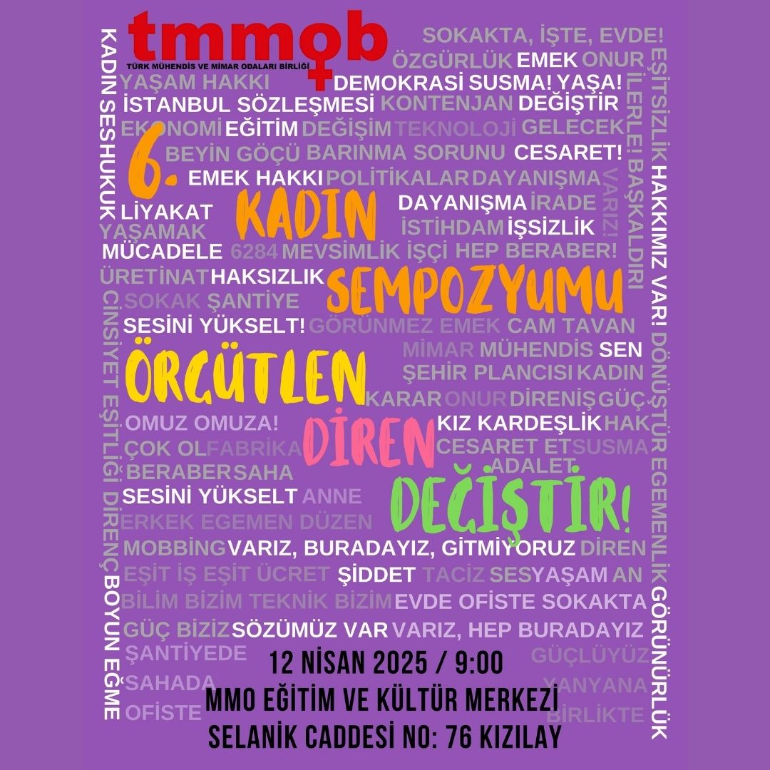 6. KADIN SEMPOZYUMU 12 NİSAN'DA 