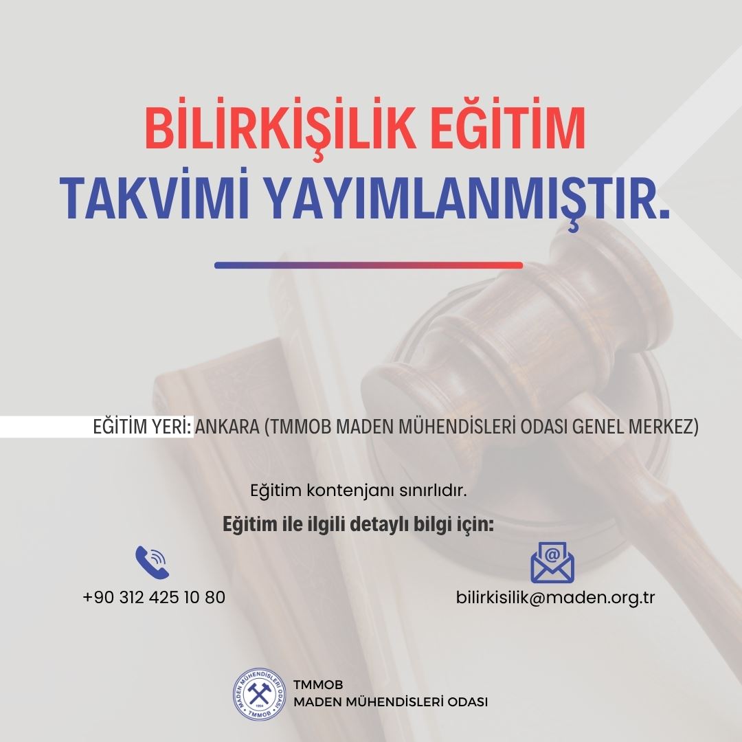 BİLİRKİŞİLİK EĞİTİMLERİ 