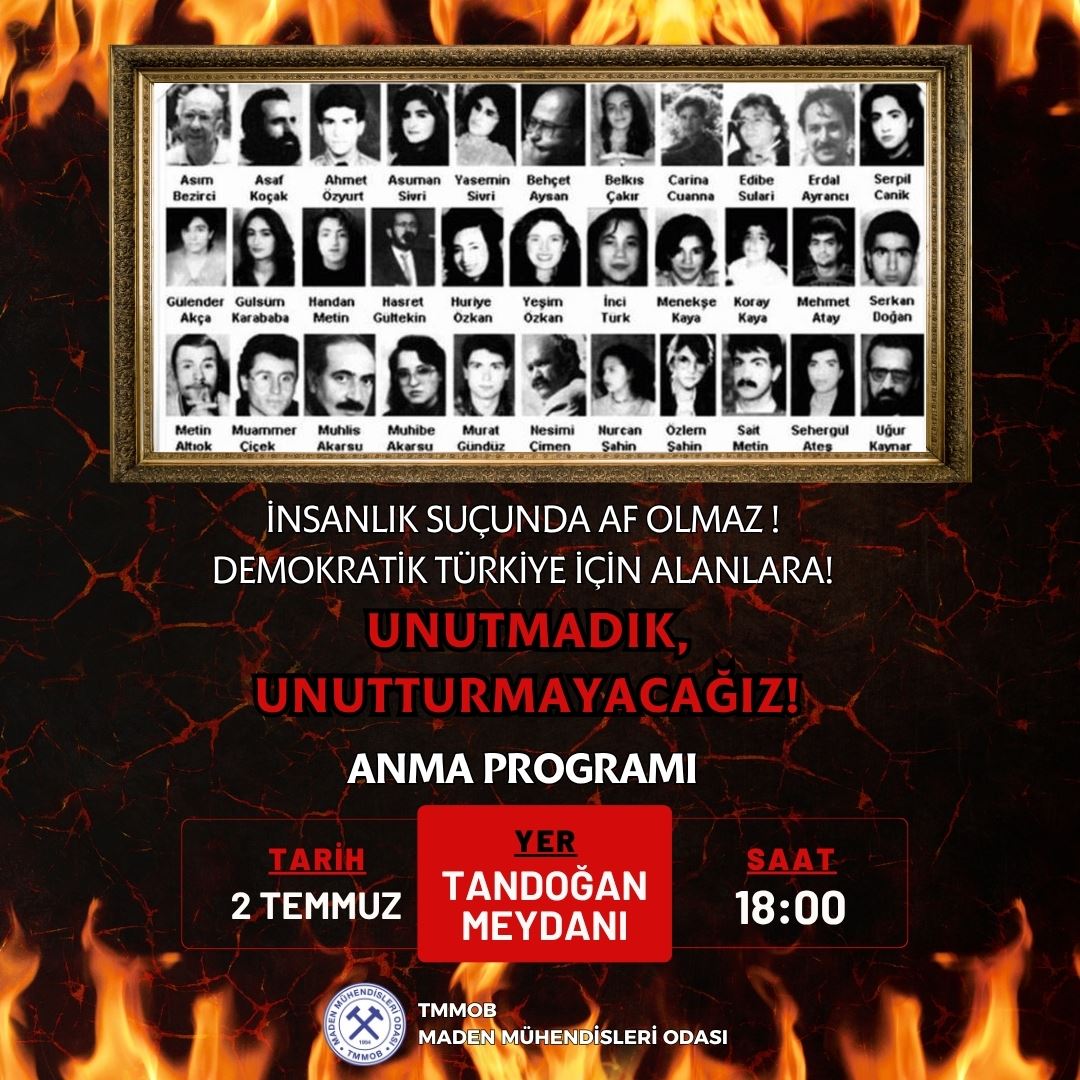 UNUTMADIK, UNUTTURMAYACAĞIZ!