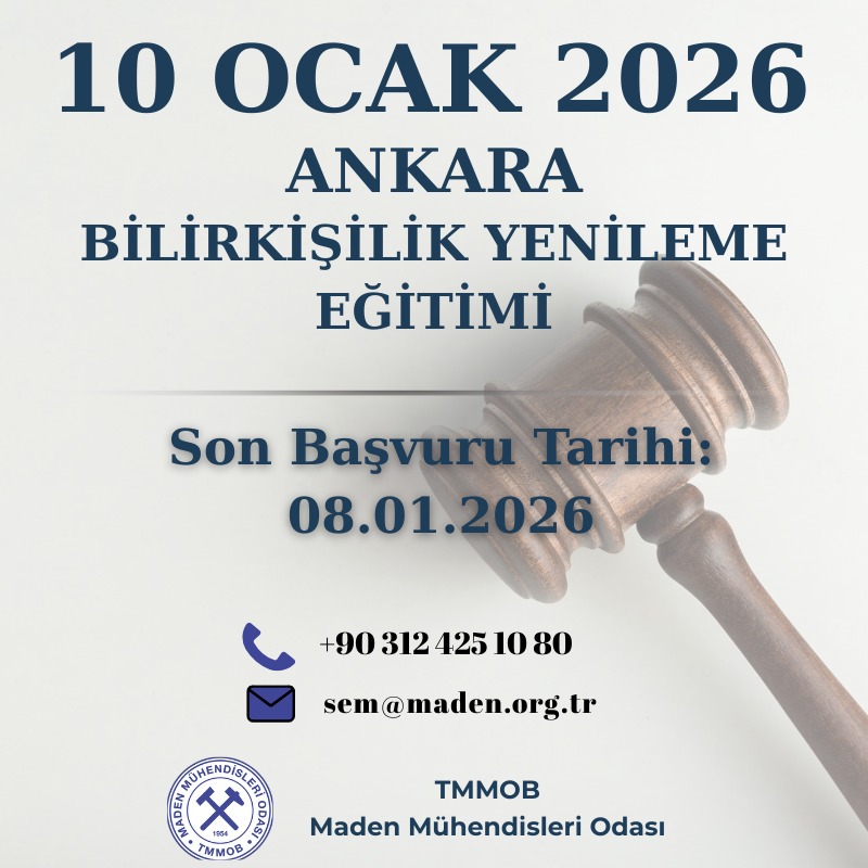 10 OCAK 2026 TARİHİNDE BİLİRKİŞİLİK YENİLEME EĞİTİMİ DÜZENLENMİŞTİR.