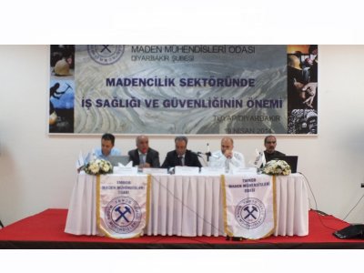 DİYARBAKIR`DA ‘’MADENCİLİK SEKTÖRÜNDE İŞ SAĞLIĞI VE GÜVENLİĞİNİN ÖNEMİ’’ PANELİ YAPILDI.