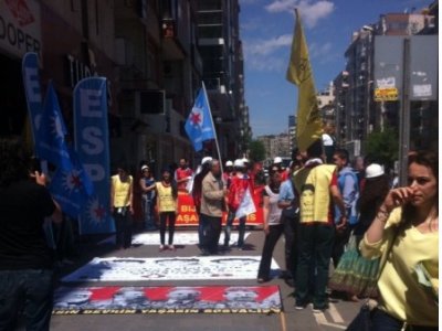 1 MAYIS`TA HAKLARIMIZ İÇİN ALANLARDAYDIK(01.05.2014)