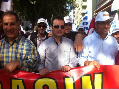 HAKLARIMIZA SAHİP ÇIKMAK, EŞİTLİK, ÖZGÜRLÜK, ADALET VE DEMOKRASİ  İÇİN 1 MAYIS‘TA ALANLARDAYDIK! (01/05/2014)