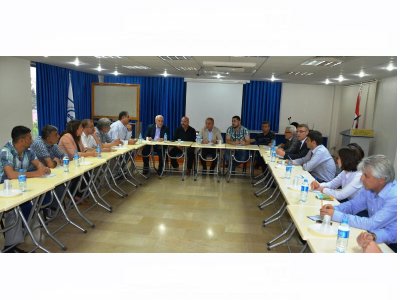 TMMOB YÖNETİM KURULU BAŞKANI MEHMET SOĞANCI  İLE TMMOB ADANA BİLEŞENLERİ (ADANA İKK ) İLE TOPLANTI YAPILDI. (05/05/2014)