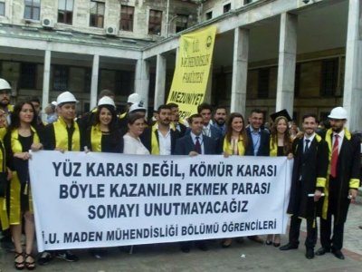 İÜ Mühendislik Fakültesi Maden Mühendisliği Bölümü mezuniyet töreni yapıldı.