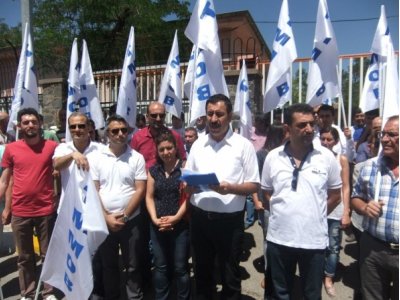 TALANA DUR DEMEK İÇİN İKK`NIN YAPTIĞI BASIN AÇIKLAMASI