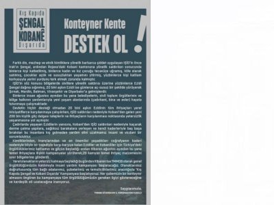 KIŞ KAPIDA ŞENGAL VE KOBANÊ DIŞARIDA…