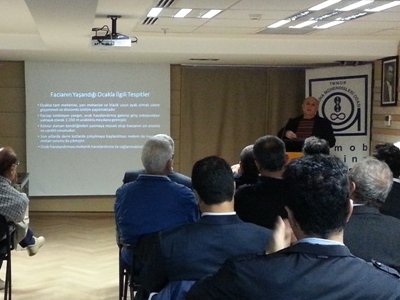 TMMOB KURULUŞUNUN 60.YIL KUTLAMALARI ÇERÇEVESİNDE TMMOB DENİZLİ İKK TARAFINDAN GERÇEKLEŞTİRİLEN "KAZA DEĞİL CİNAYET, KADER DEĞİL KATLİAM" ADLI ETKİNLİĞE KATILDIK. (23.10.2014)