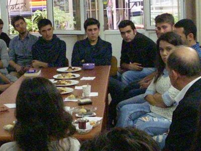 DEÜ MADEN MÜHENDİSLİĞİ BÖLÜMÜ ÖĞRENCİLERİ ODAMIZA  ZİYARETTE BULUNDULAR.(25.10.2014)