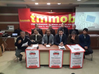 TMMOB TORBA YASAYA KARŞI BASIN AÇIKLAMASI (03/01/2015)