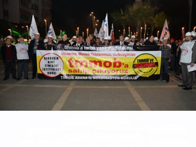 TORBA YASAYA KARŞI MEŞALELİ YÜRÜYÜŞ. (22/01/2015)