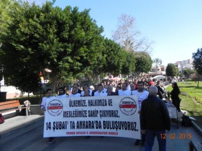 TMMOB YÜRÜYÜŞÜNDE 3. GÜN 