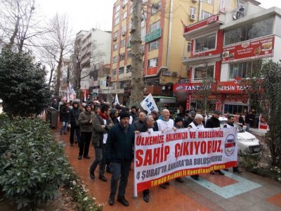 TMMOB YÜRÜYÜŞÜNDE 4. GÜN 