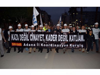 3 MART İŞ CİNAYETLERİ İLE MÜCADELE GÜNÜ MEŞALELİ YÜRÜYÜŞÜ (03/03/2015)