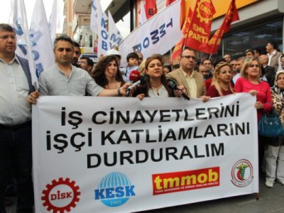 DİYARBAKIR TMMOB, DİSK, KESK VE TBB BİLEŞENLERİNDEN BASIN AÇIKLAMASI(13.05.2015)