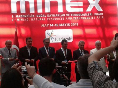 9. Uluslararası Endüstriyel Hammaddeler Sempozyumu ve MINEX 2015 fuarı gerçekleştirildi.