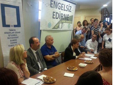 Engelsiz Edirne workshop çalışmasının basın toplantısı