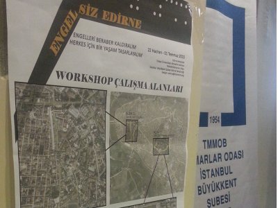 Engelsiz Edirne workshop çalışmasının basın toplantısı