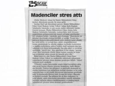 MADENCİLER GECESİ (21/12/2015)