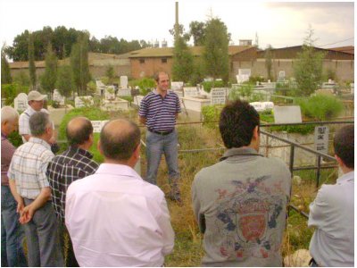 ŞUBEMİZ ESKİ BAŞKANI ÖMER ARASLI MEZARI BAŞINDA ANILDI (21.09.2008)