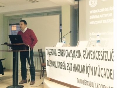 3 Mart İş Cinayetlerine Karşı Mücadele Günü İstanbul Etkinliği Yapıldı.