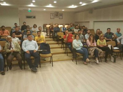 ÇANAKKALE`DE ÜYE TOPLANTISI YAPILDI.