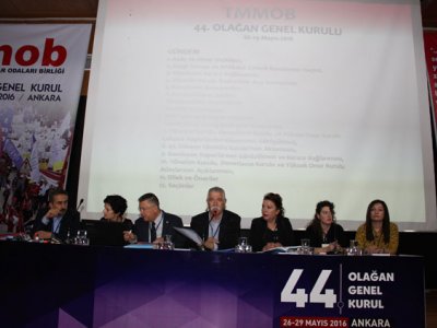TMMOB GENEL KURULU YAPILDI