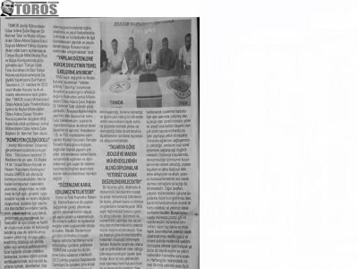 MADEN VE JEOLOJİ MÜHENDİSLERİ ODASI ADANA ŞUBELERİNİN UMREK İLE İLGİLİ BASIN AÇIKLAMASI(22/08/2016)